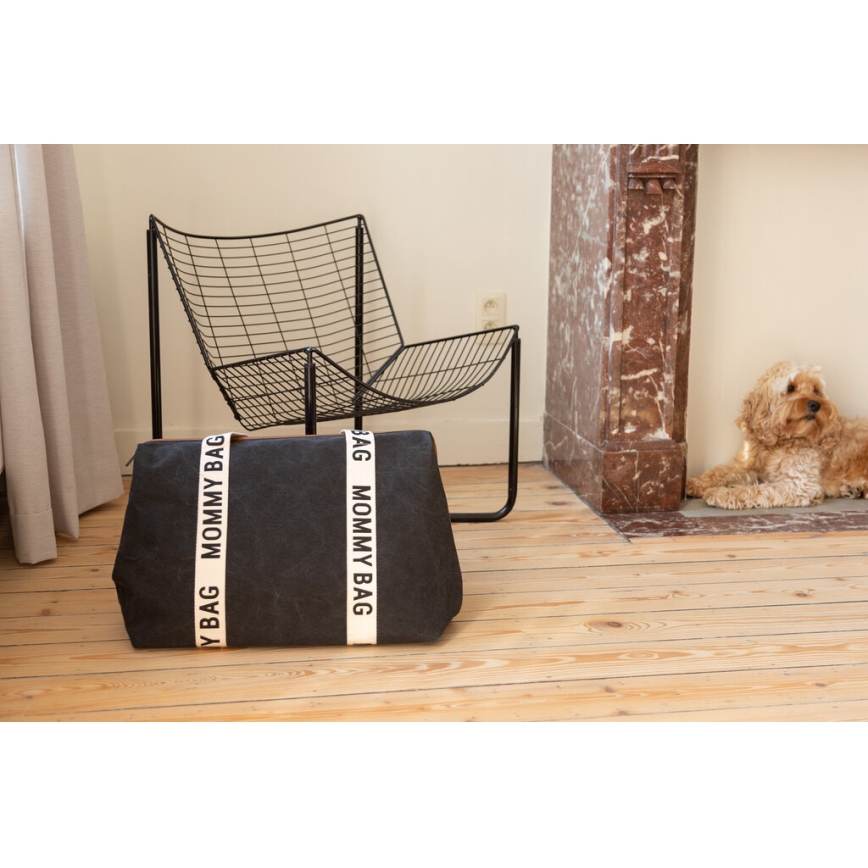 Childhome - Borsa fasciatoio MOMMY BAG nero