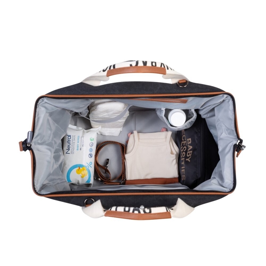 Childhome - Borsa fasciatoio MOMMY BAG nero