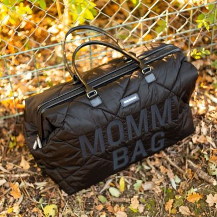 Childhome - Borsa fasciatoio MOMMY BAG PUFFERED nero
