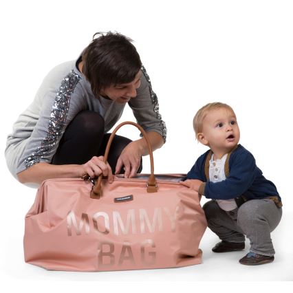 Childhome - Borsa fasciatoio MOMMY BAG rosa