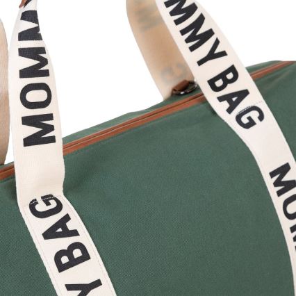 Childhome - Borsa fasciatoio MOMMY BAG verde