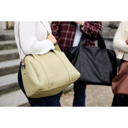 Childhome - Borsa fasciatoio MOMMY CLUB LEATHER beige