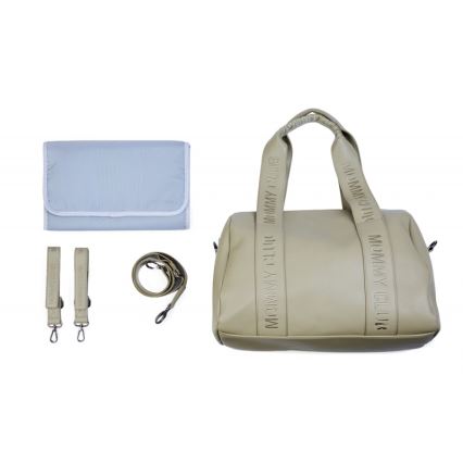 Childhome - Borsa fasciatoio MOMMY CLUB LEATHER beige