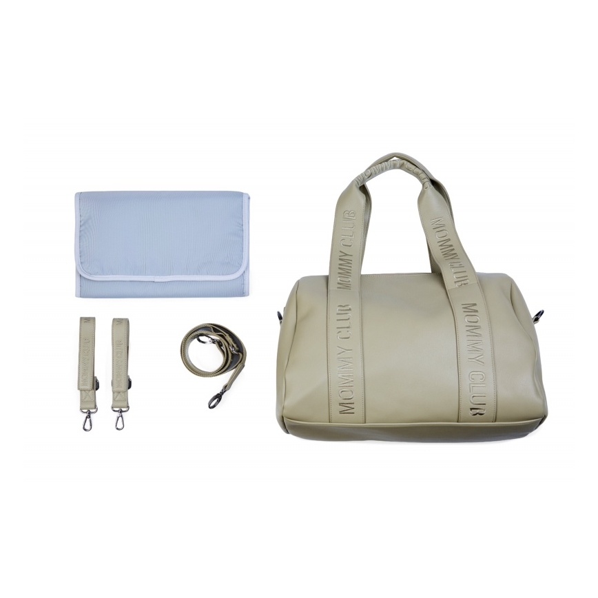 Childhome - Borsa fasciatoio MOMMY CLUB LEATHER beige