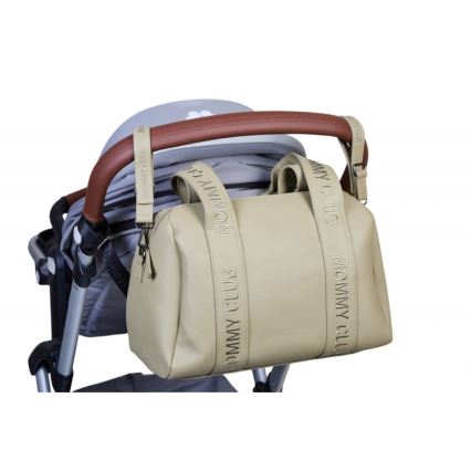 Childhome - Borsa fasciatoio MOMMY CLUB LEATHER beige