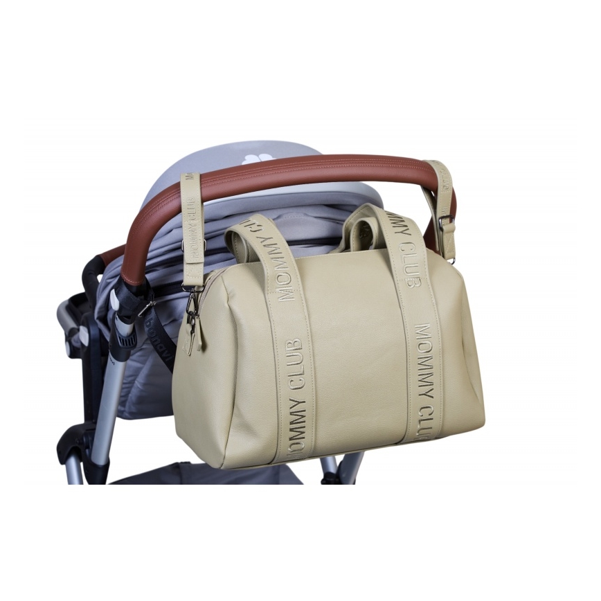Childhome - Borsa fasciatoio MOMMY CLUB LEATHER beige