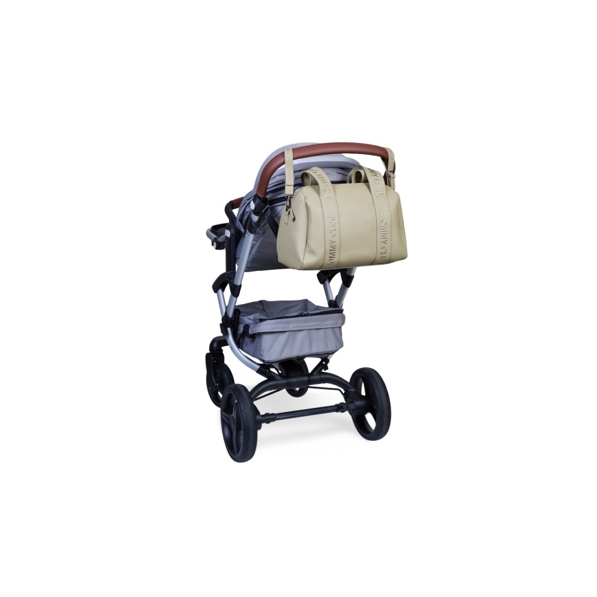 Childhome - Borsa fasciatoio MOMMY CLUB LEATHER beige
