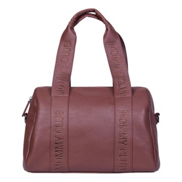 Childhome - Borsa fasciatoio MOMMY CLUB LEATHER marrone