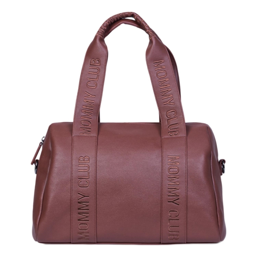 Childhome - Borsa fasciatoio MOMMY CLUB LEATHER marrone