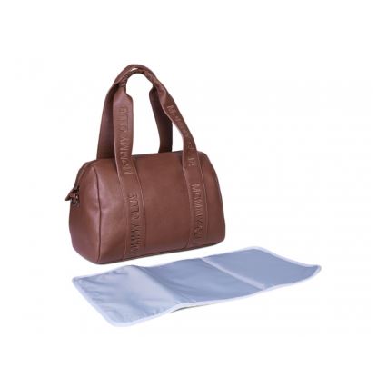 Childhome - Borsa fasciatoio MOMMY CLUB LEATHER marrone