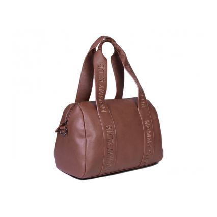 Childhome - Borsa fasciatoio MOMMY CLUB LEATHER marrone