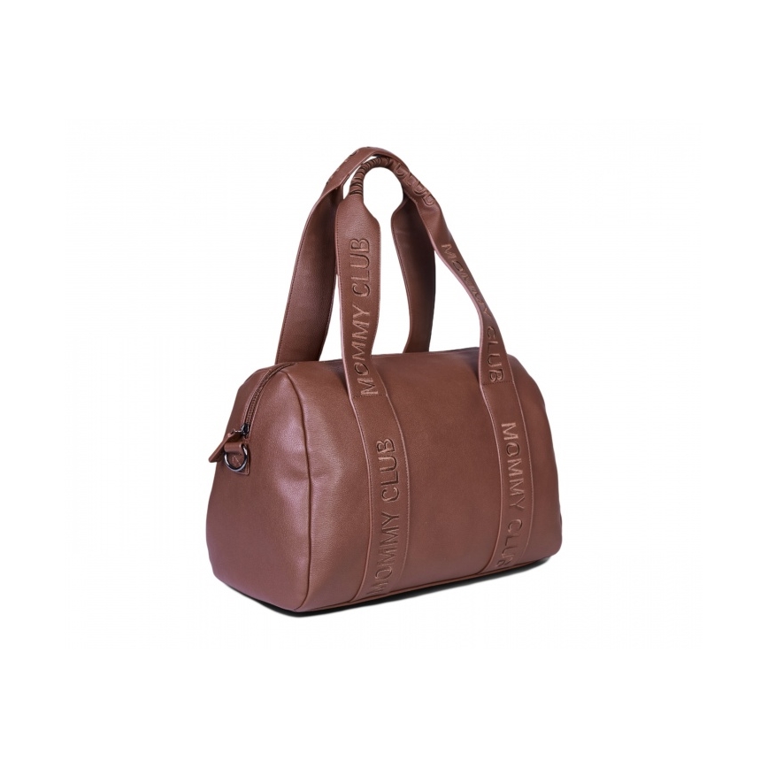 Childhome - Borsa fasciatoio MOMMY CLUB LEATHER marrone