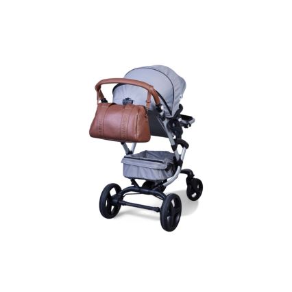 Childhome - Borsa fasciatoio MOMMY CLUB LEATHER marrone