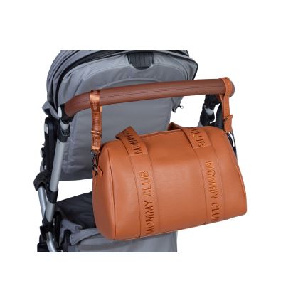 Childhome - Borsa fasciatoio MOMMY CLUB marrone