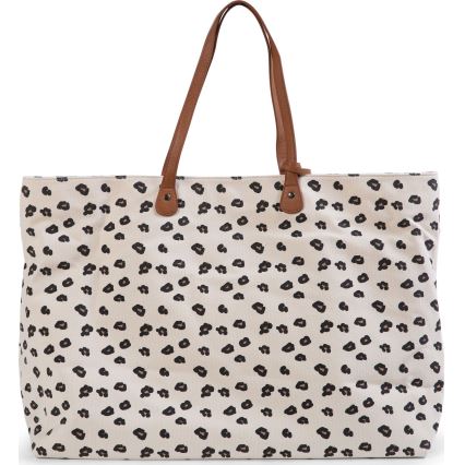 Childhome - Borsone da viaggio FAMILY BAG leopardo