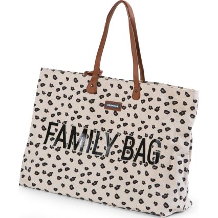 Childhome - Borsone da viaggio FAMILY BAG leopardo