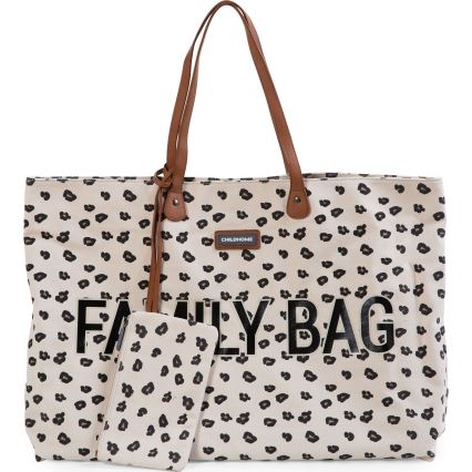 Childhome - Borsone da viaggio FAMILY BAG leopardo