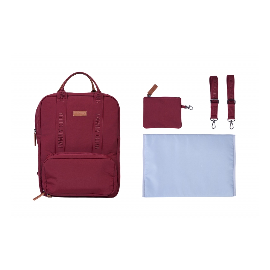 Childhome - Zaino di ricambio FAMILY CLUB rosso