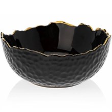 Ciotola in ceramica TIGELLA 20 cm nero/oro