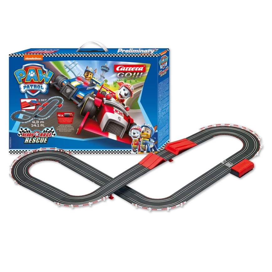 Circuito CARRERA GO Paw Patrol 4xLR20 4,3 m
