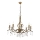 CLASSIC 8xE14/40W/230V lampadario a catena, bronzo