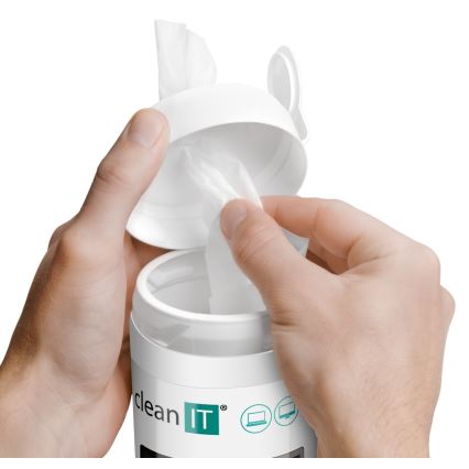CLEAN IT CL-141 - Panni umidi per la pulizia dello schermo 100 pz.