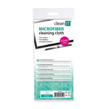 CLEAN IT CL-700 - Panno di pulizia in microfibra 40x42 cm blu