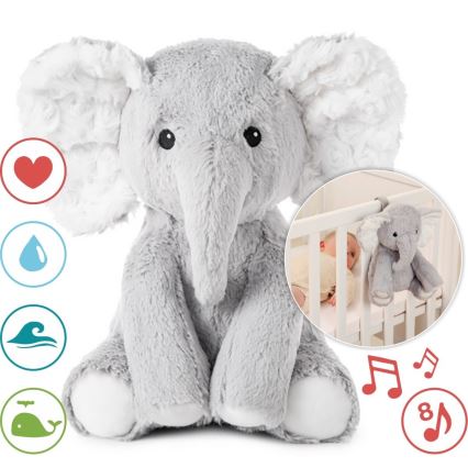 Cloud B - Compagno di coccole con melodia 2xAA elefante