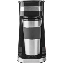 Coffee machine per one mug 0,4 l con timer e tazza da viaggio