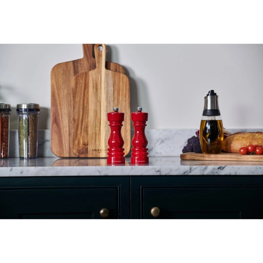 Cole&Mason - Macina sale LONDON 18 cm faggio/rosso