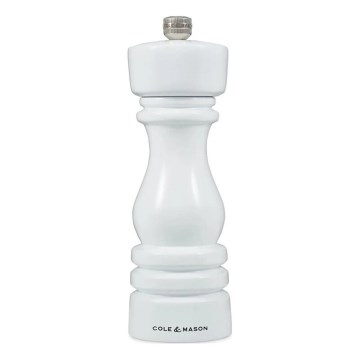 Cole&Mason - Macinapepe LONDON 18 cm faggio/bianco