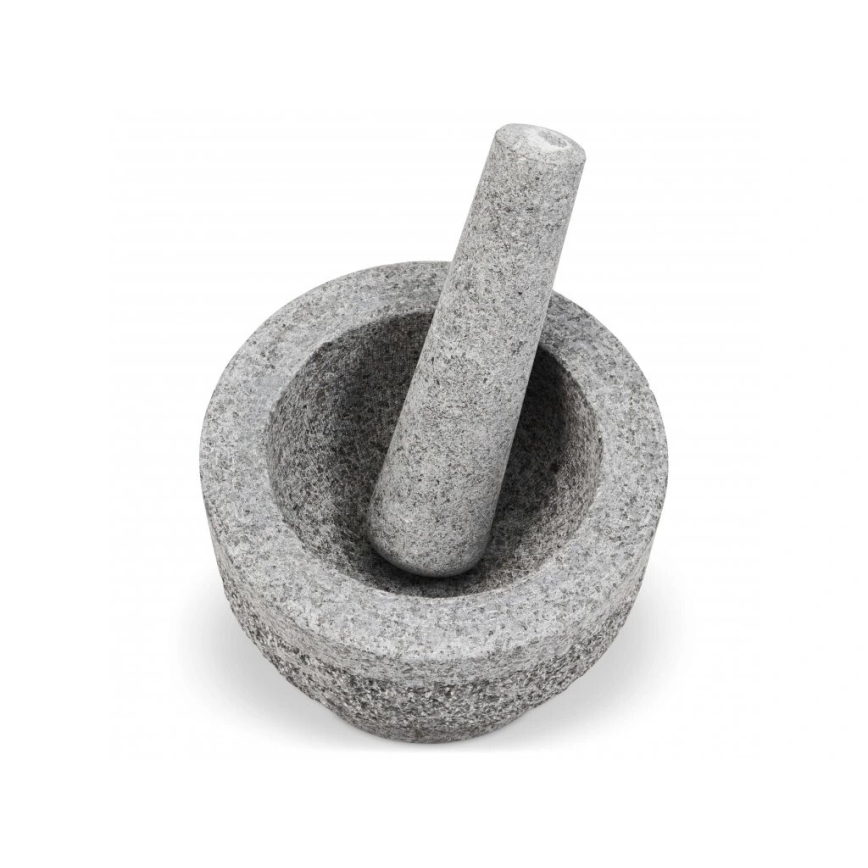 Cole&Mason - Mortaio in granito con pestello GRANITE diametro 15 cm granito/grigio