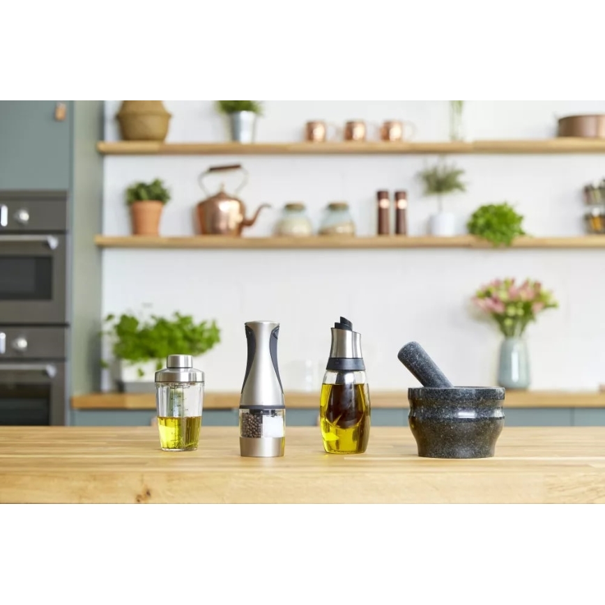 Cole&Mason - Mortaio in granito con pestello GRANITE diametro 18 cm granito/nero