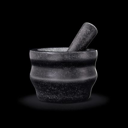 Cole&Mason - Mortaio in granito con pestello GRANITE diametro 18 cm granito/nero
