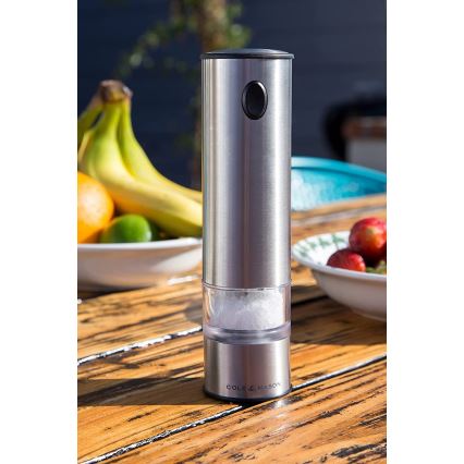 Cole&Mason - Set di macinini elettrici per spezie BATTERSEA 2 pezzi 6xAAA