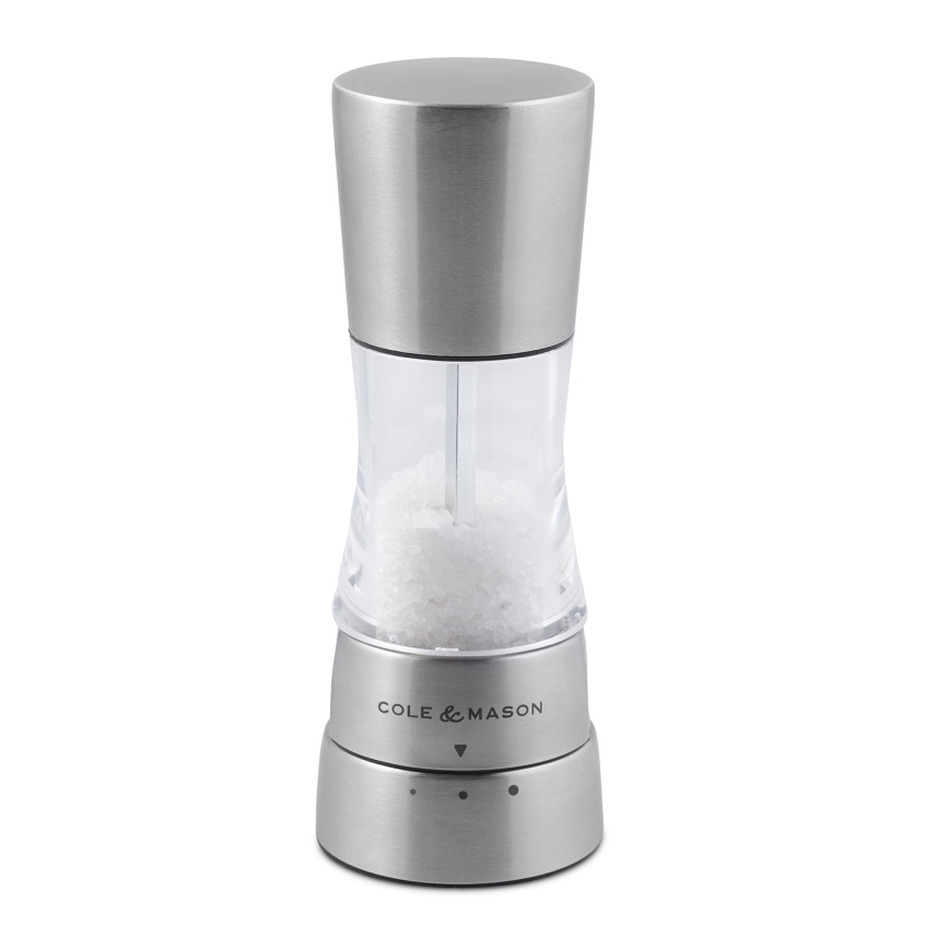 Cole&Mason - Set di macina sale e pepe DERWENT MINI 2 pezzi 15,7 cm cromo opaco