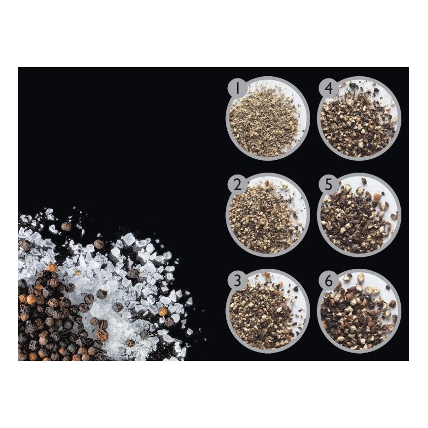 Cole&Mason - Set di macina sale e pepe DERWENT MINI 2 pezzi 15,7 cm cromo opaco