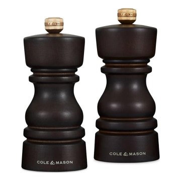 Cole&Mason - Set di macina sale e pepe LONDON 2 pz 13 cm faggio/marrone