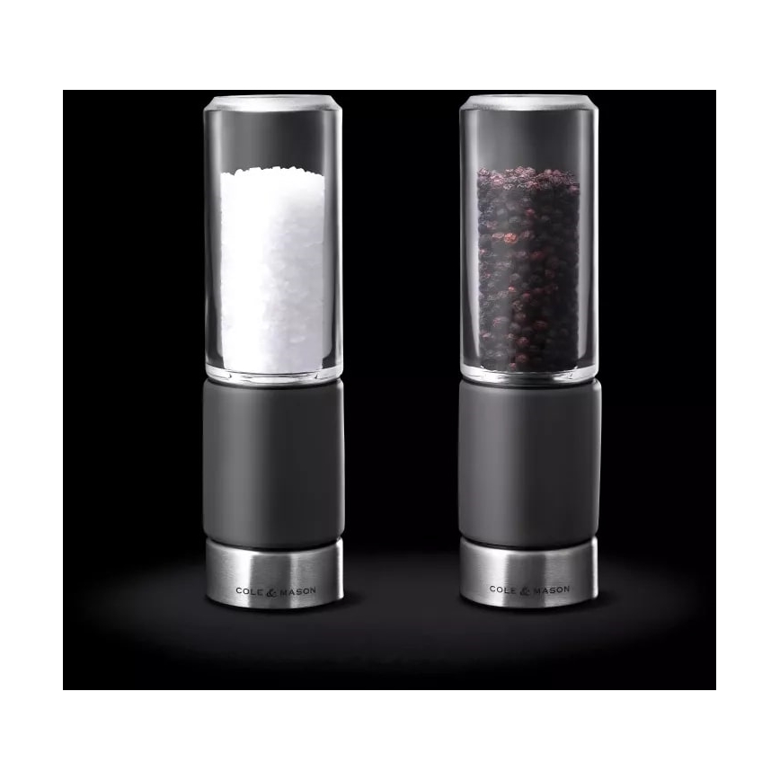 Cole&Mason - Set di macina sale e pepe REGENT CONCRETE 2 pezzi cemento 18 cm