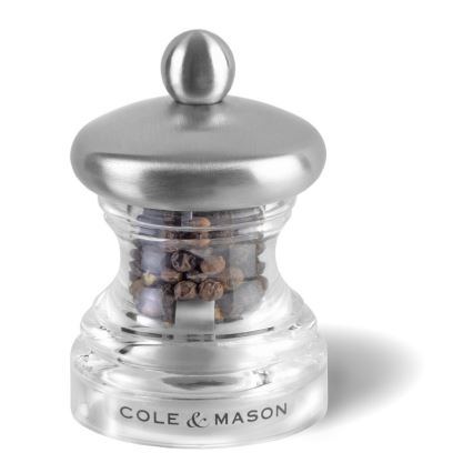 Cole&Mason - Set di macinini per sale e pepe BUTTON 2 pezzi 6,5 cm