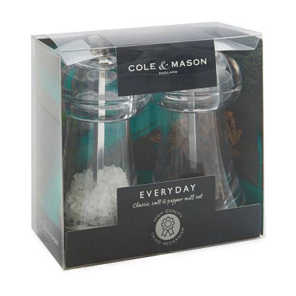 Cole&Mason - Set di macinini per sale e pepe EVERYDAY 2 pezzi 11 cm