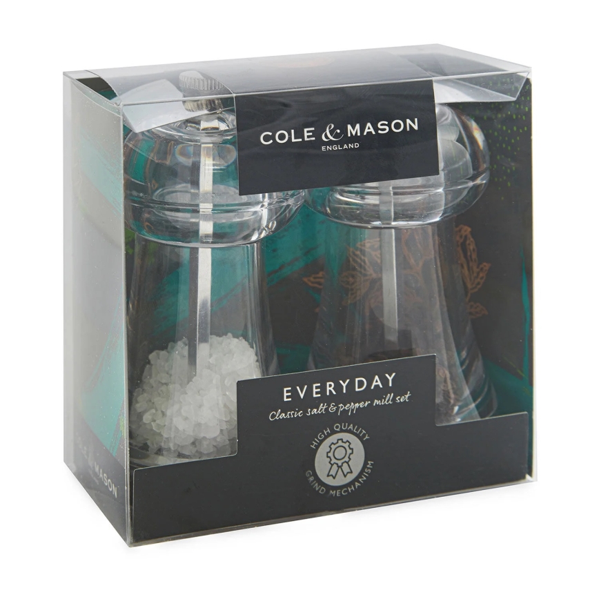 Cole&Mason - Set di macinini per sale e pepe EVERYDAY 2 pezzi 11 cm