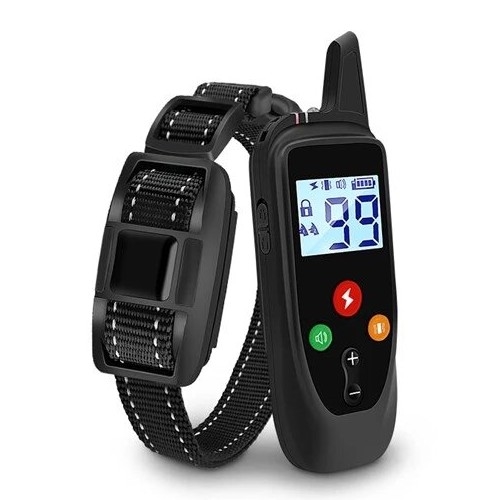Collare elettrico per addestramento cani 52cm 500m 3,7V 300 mAh IP67