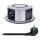 Colonna per tavolo con ricarica wireless Qi 3x230V + 1xUSB-A + 1xUSB-C argento/nero