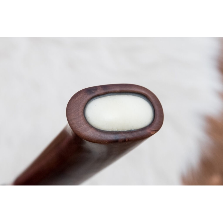 Coltello da caccia in damasco 12,4 cm Betulla/corna di renna