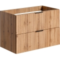 COMAD ADEL OAK 82-80-B-2S - Mobile sottolavabo da bagno ADEL 57x80,2 cm rovere