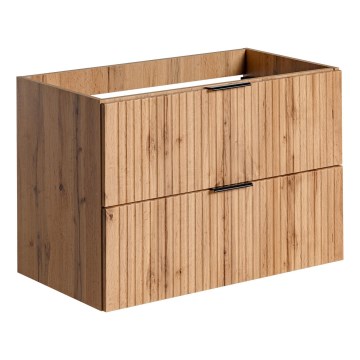 COMAD ADEL OAK 82-80-B-2S - Mobile sottolavabo da bagno ADEL 57x80,2 cm rovere