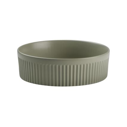 COMAD BEYOND 2 OLIVER VERDE ( E-6565 ) - Lavandino da appoggio BEYOND diametro 36 cm ceramiche/opaco verde