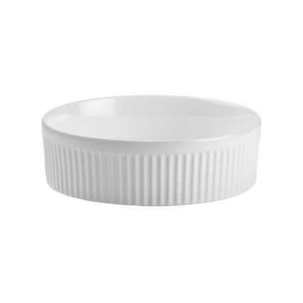 COMAD BEYOND 2 BIANCO (E-6565) - Lavabo da appoggio BEYOND diam. 36 cm ceramica/bianco lucido