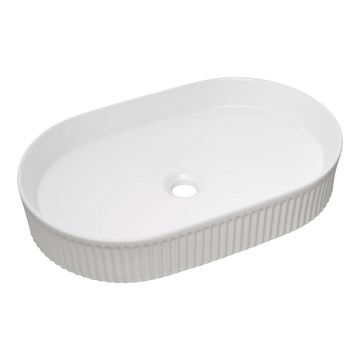 COMAD BEYOND 3 WHITE (E-6531) - Lavabo da appoggio BEYOND 56x36 cm ceramica/bianco lucido